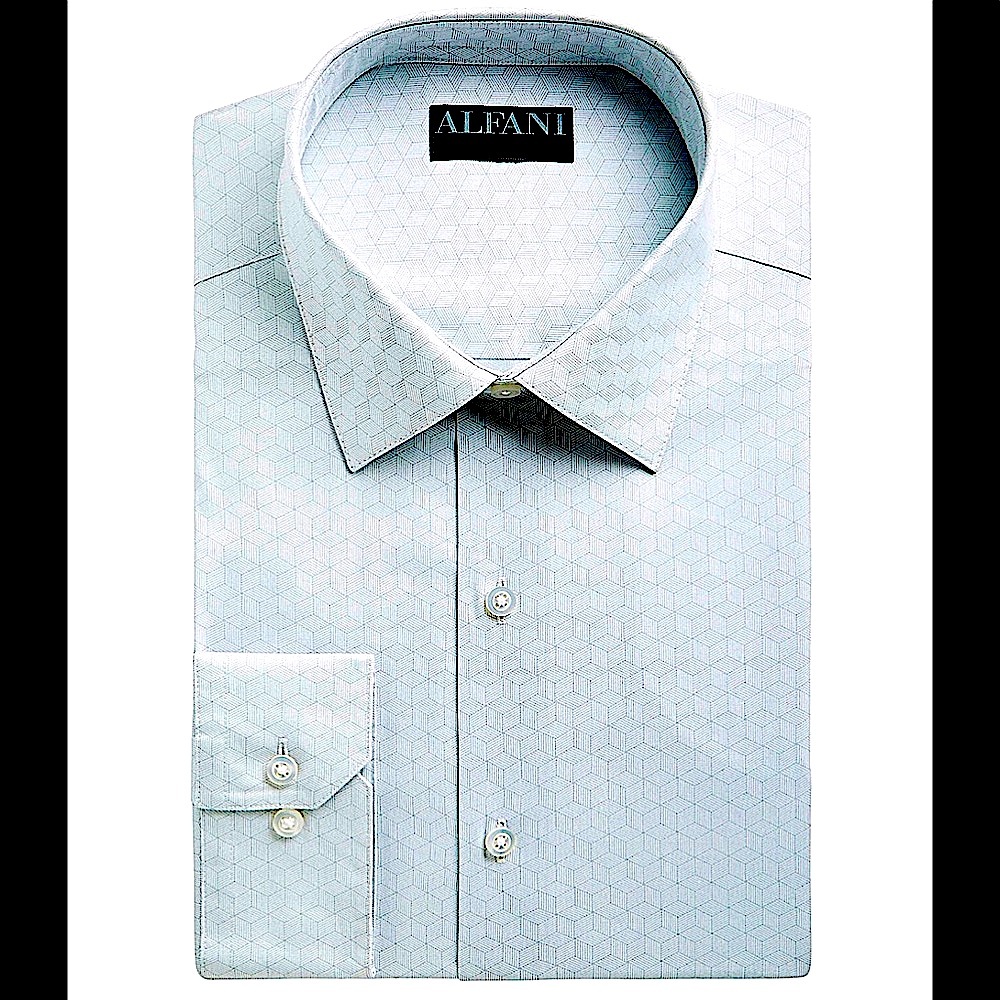 Alfani Slim-fit Performance Stretch Dress Shirt -S
